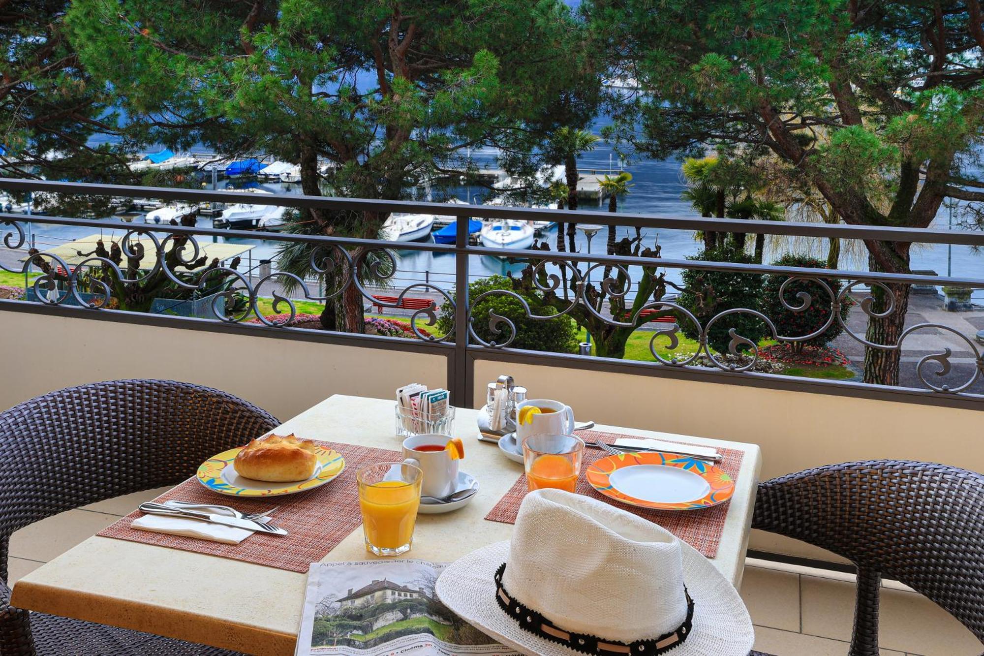 Hotel Geranio Au Lac Muralto Luaran gambar
